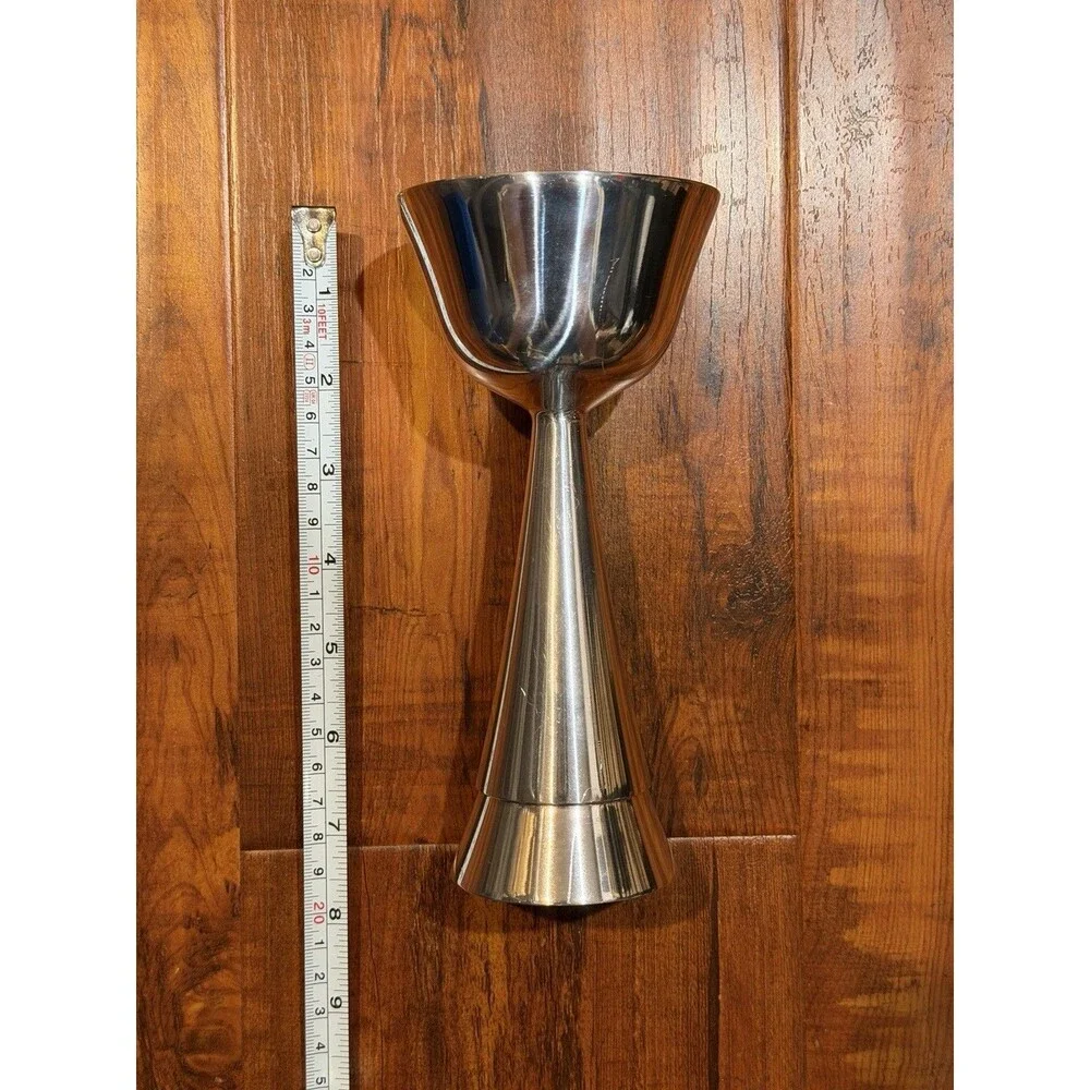 Vintage 2003 Nambe Marilyn Davidson 6250 Silver-Tone Metal Kiddush Cup
